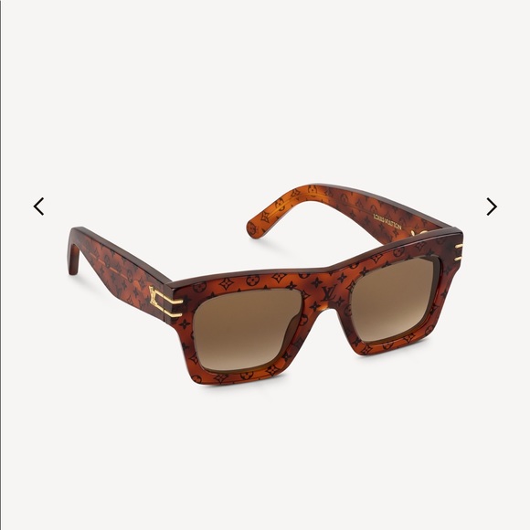 Louis Vuitton Blade sunglasses in tortoise monogram - Picture 1 of 11